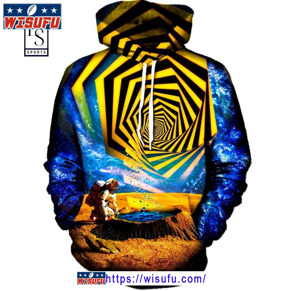 Astronaut Yellow Portal Hoodie