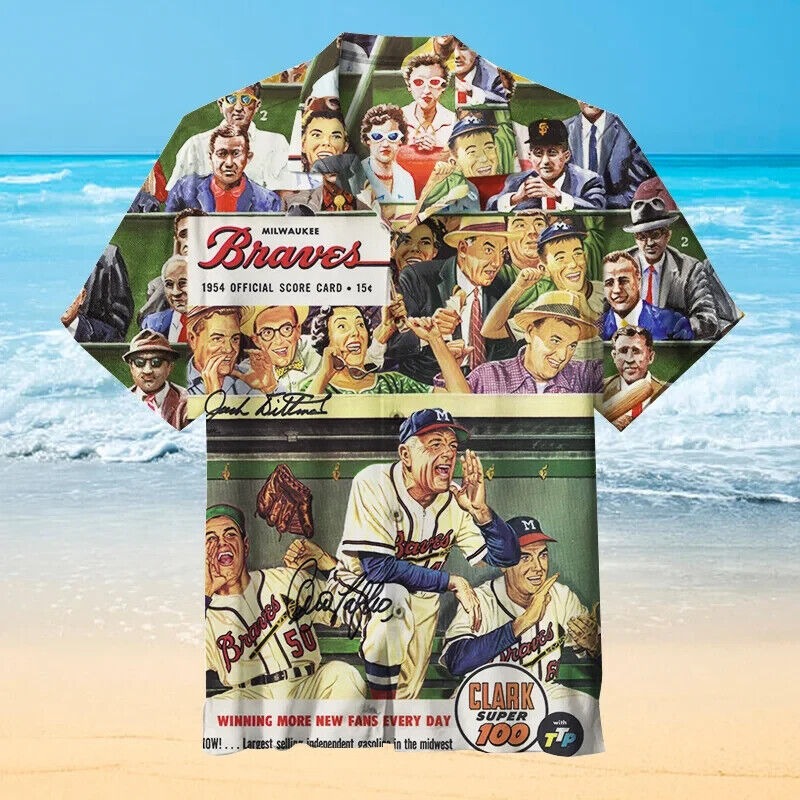 Atlanta BaseBall team Hawaiian Shirt For Fans, Baseball Shirt, S-5XL US Size