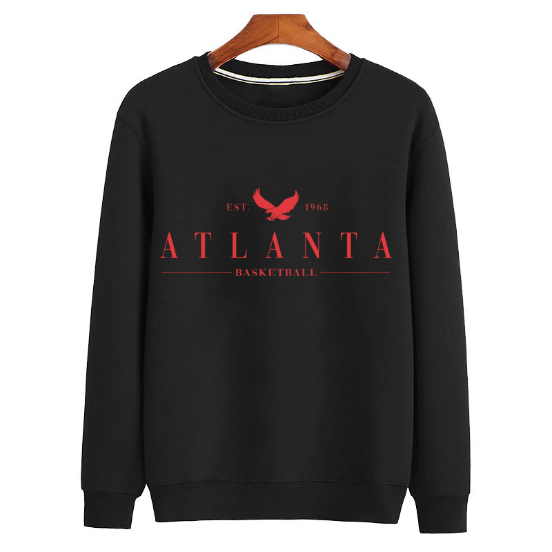 Atlanta Basketball - Minimal Basketball Design Unisex Sweatshirt