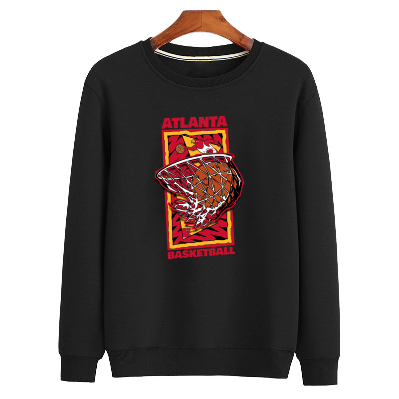 Atlanta Basketball 90s Style Unisex Sweatshirt