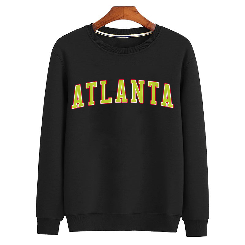 Atlanta Basketball Jersey Style v2 Unisex Sweatshirt