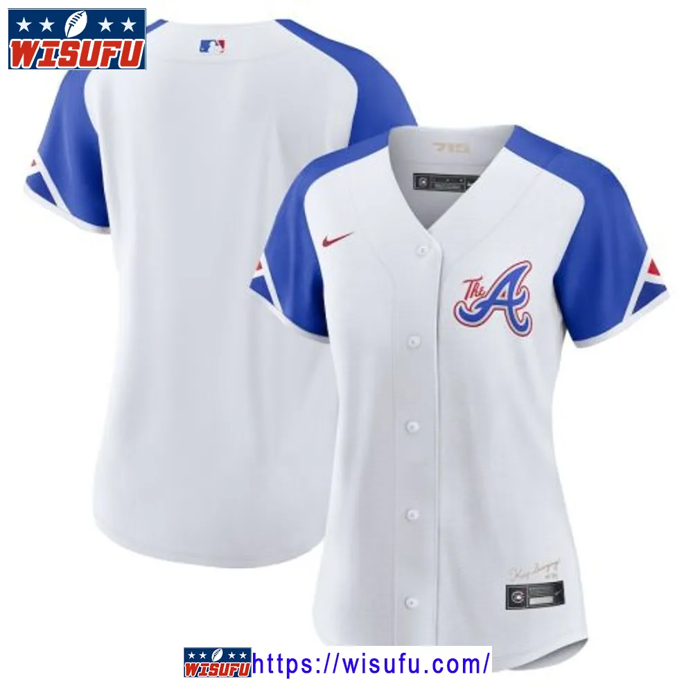 Atlanta Braves 2023 City Connect Women Jersey - White