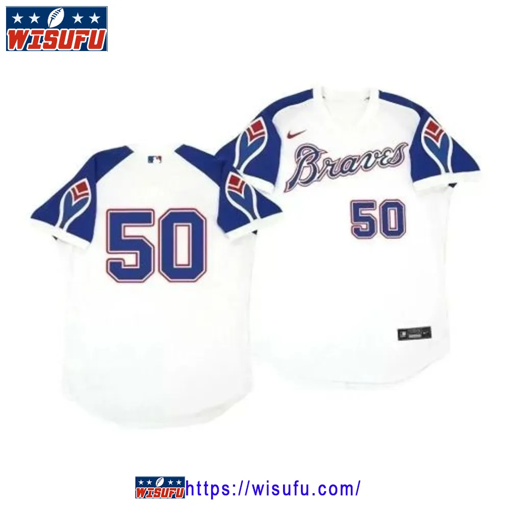 Atlanta Braves Charlie Morton 50 Cooperstown White Throwback Home Jersey