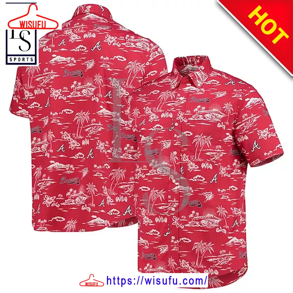 Atlanta Braves Island Custom Hawaiian Shirt, New Fashion Gifts