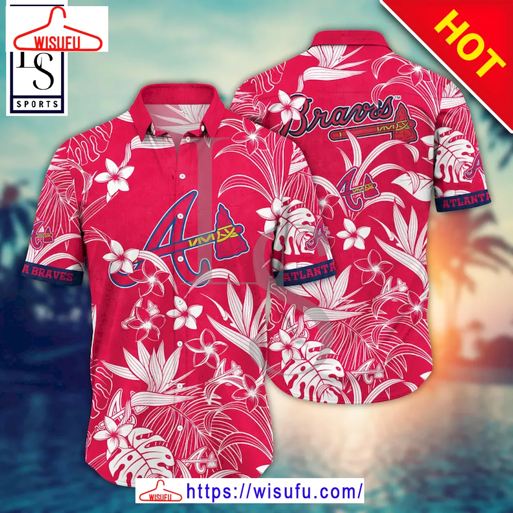 Atlanta Braves M-lb Summer Flower Aloha Hawaii Shirt, New Fashion Gifts