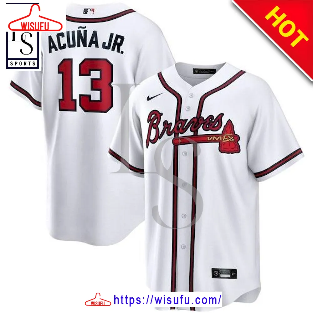 Atlanta Braves Ronald Acuna Cool Baseball Jersey, New Fashion Gifts