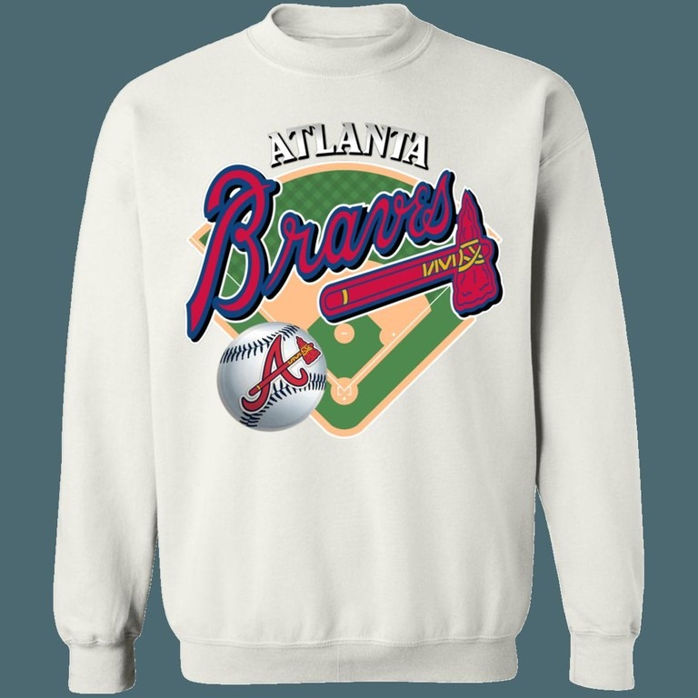 Atlanta Braves Vintage MLB Crewneck Unisex Sweatshirt