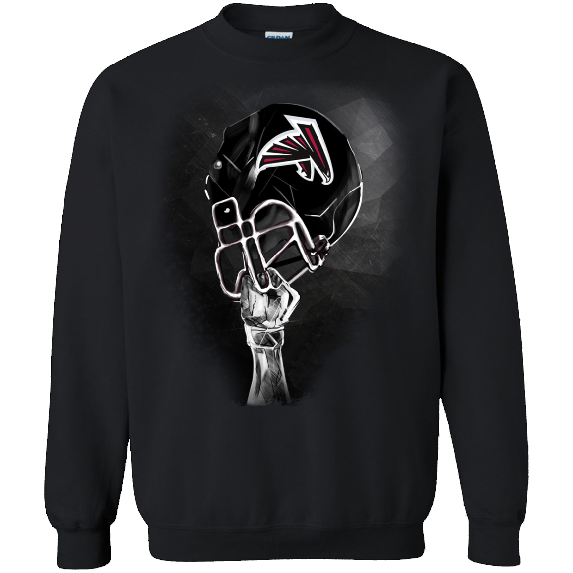 Atlanta Falcons â Rising Helmet Unisex Sweatshirt