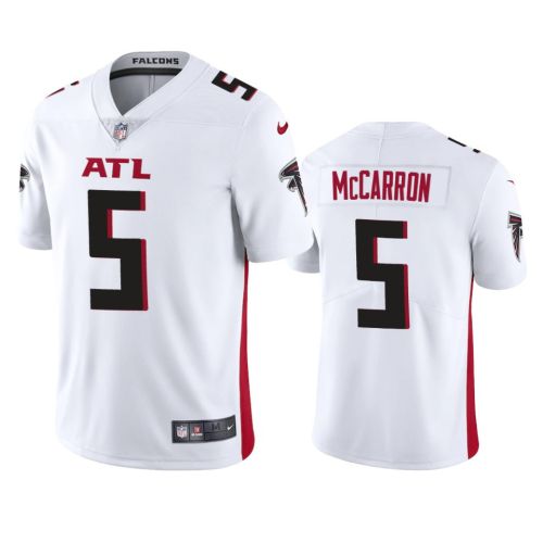 Atlanta Falcons AJ McCarron 5 White Vapor Jersey