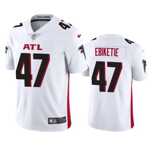 Atlanta Falcons Arnold Ebiketie 47 White Vapor Jersey