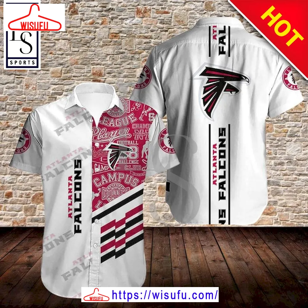 Atlanta Falcons Campus Hawaiian Shirt, New Fashion Gifts