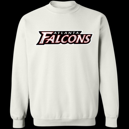 Atlanta Falcons Crewneck Unisex Sweatshirt-White