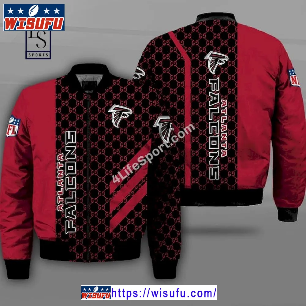 Atlanta Falcons Gucc.i Design NF.L Bomber Jacket