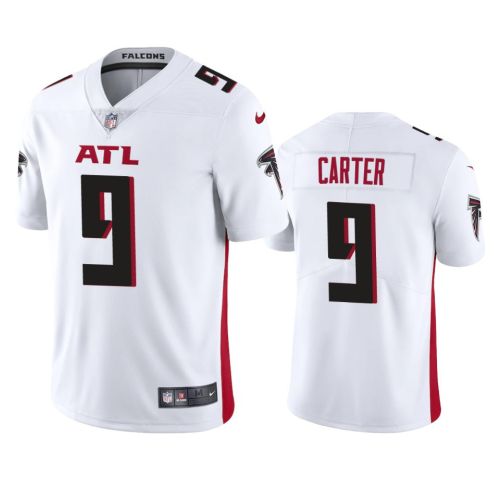 Atlanta Falcons Lorenzo Carter 9 White Vapor Jersey