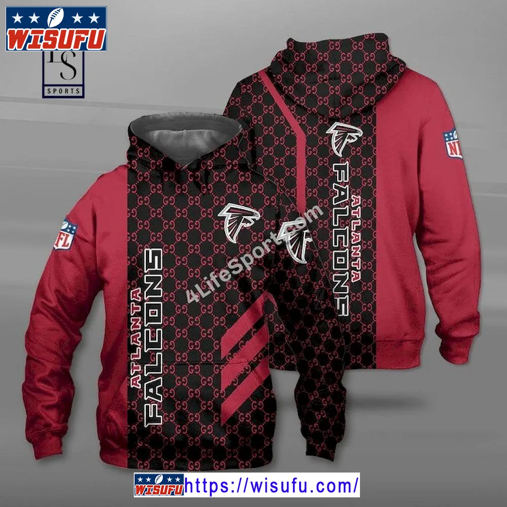 Atlanta Falcons Luxur.y Design NF.L Hoodie 3d