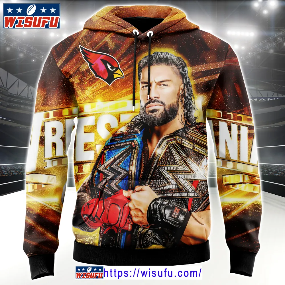 Atlanta Falcons Roman Reigns Champions Hoodie Wisufu17745