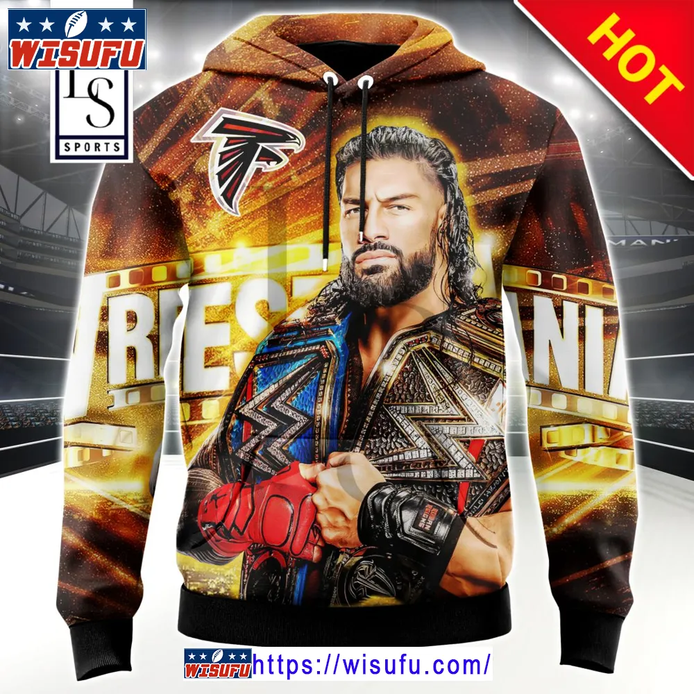 Atlanta Falcons Roman Reigns Champions Hoodie