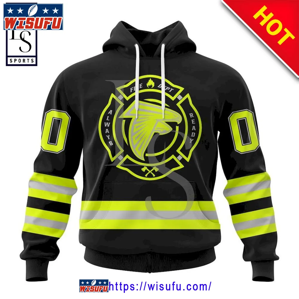 Atlanta Falcons Special Firefighter Uniform NF.L Personalized Hoodie