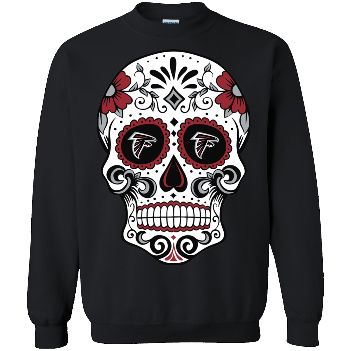 Atlanta Falcons Sugar Skull Unisex Sweatshirt