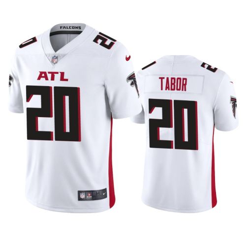 Atlanta Falcons Teez Tabor 20 White Vapor Jersey