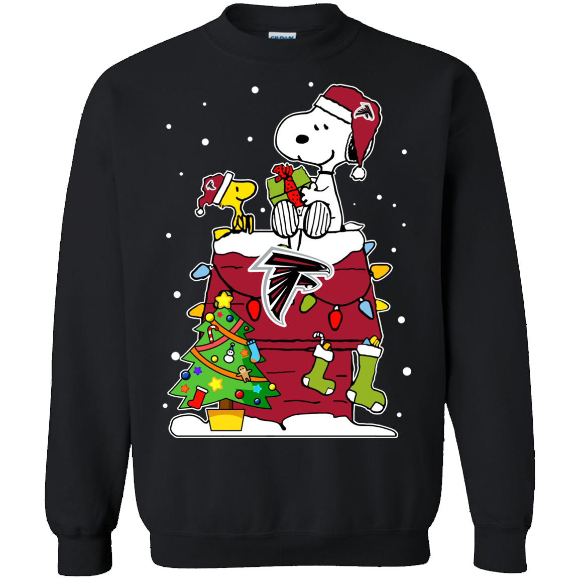 Atlanta Falcons Ugly Christmas  Unisex SweatShirt