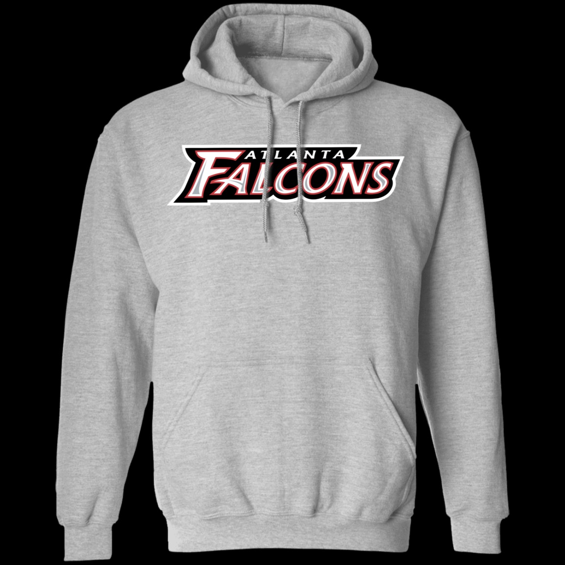 Atlanta Falcons Unisex Pullover Hoodie-Sport Grey