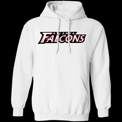 Atlanta Falcons Unisex Pullover Hoodie-White