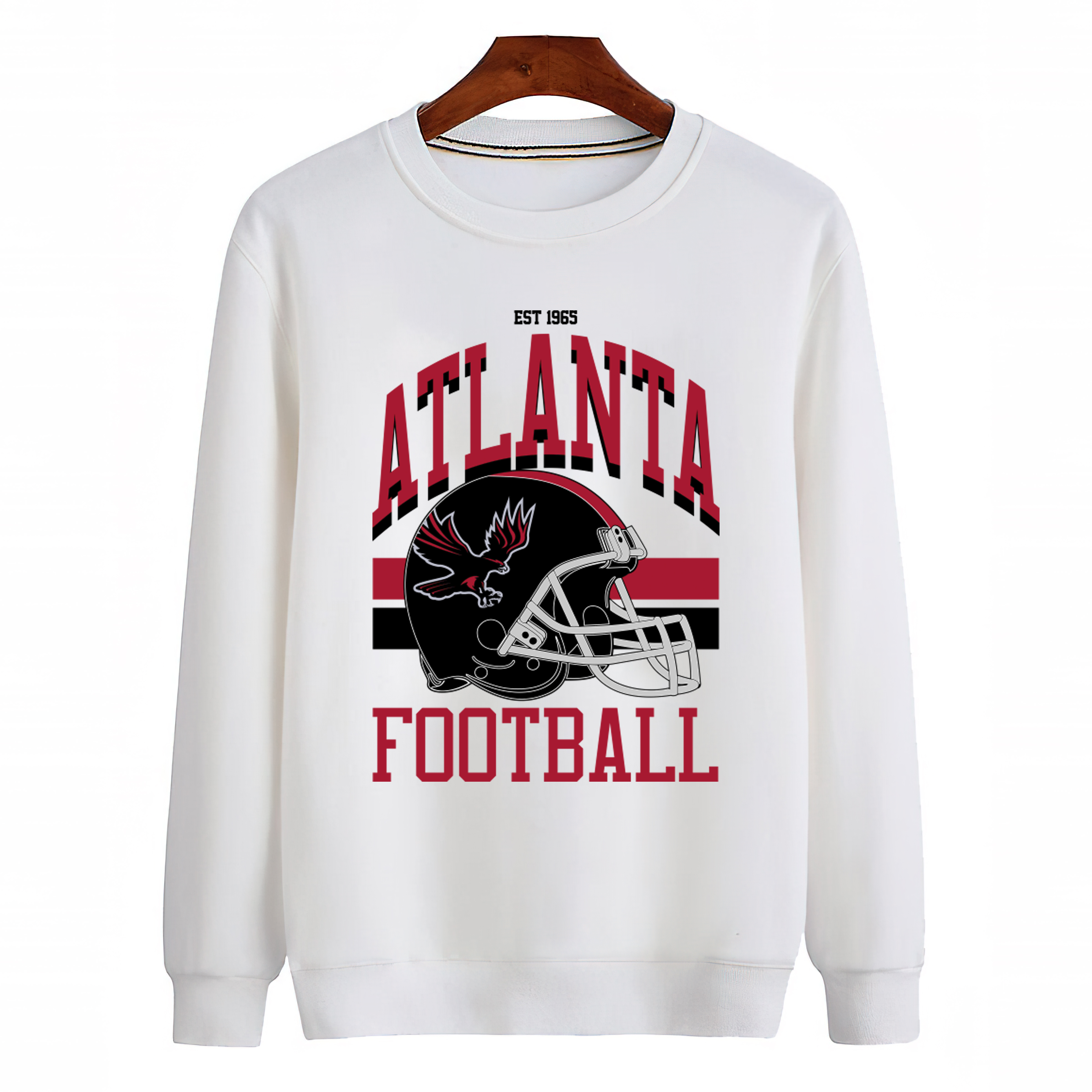 Atlanta Football Unisex Sweatshirt-White