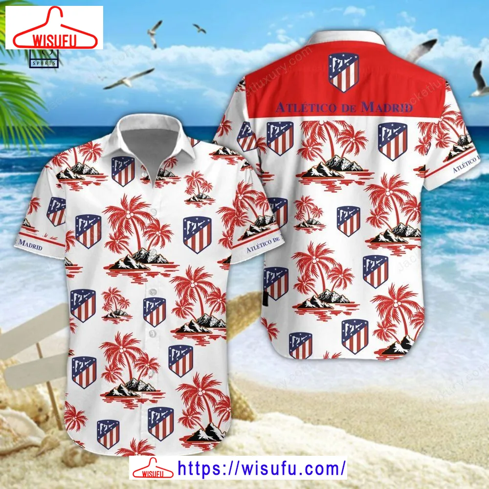 Atletico De Madrid Laliga Hawaiian Shirt, New Fashion Gifts