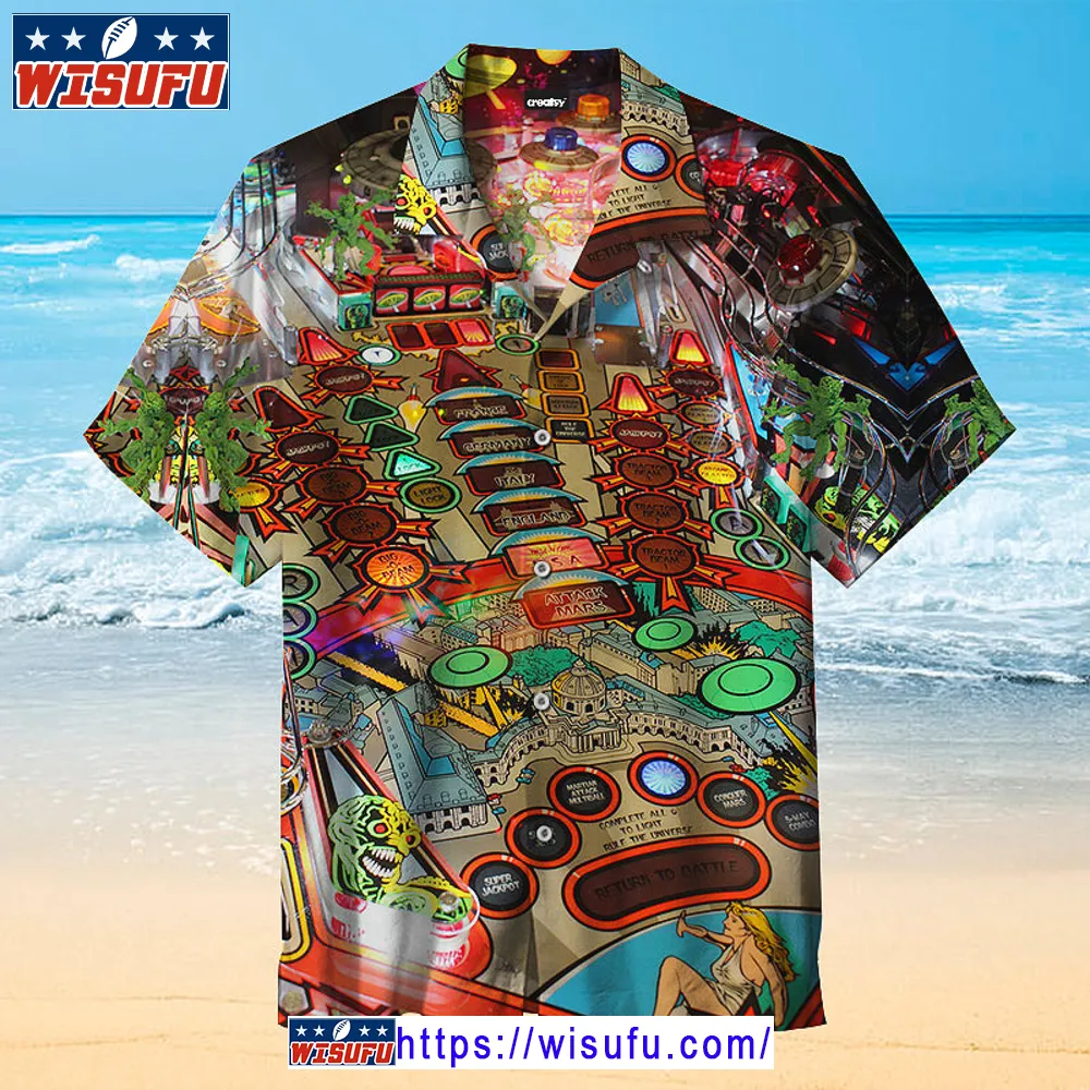 Attack From Mars -universal Hawaiian Shirt