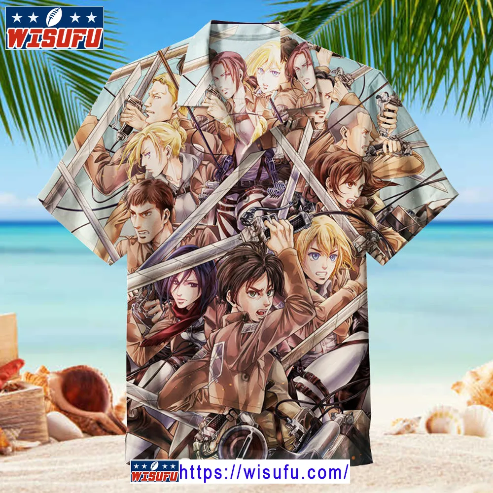 Attack On Titan Unis-ex Hawaiian Shirt