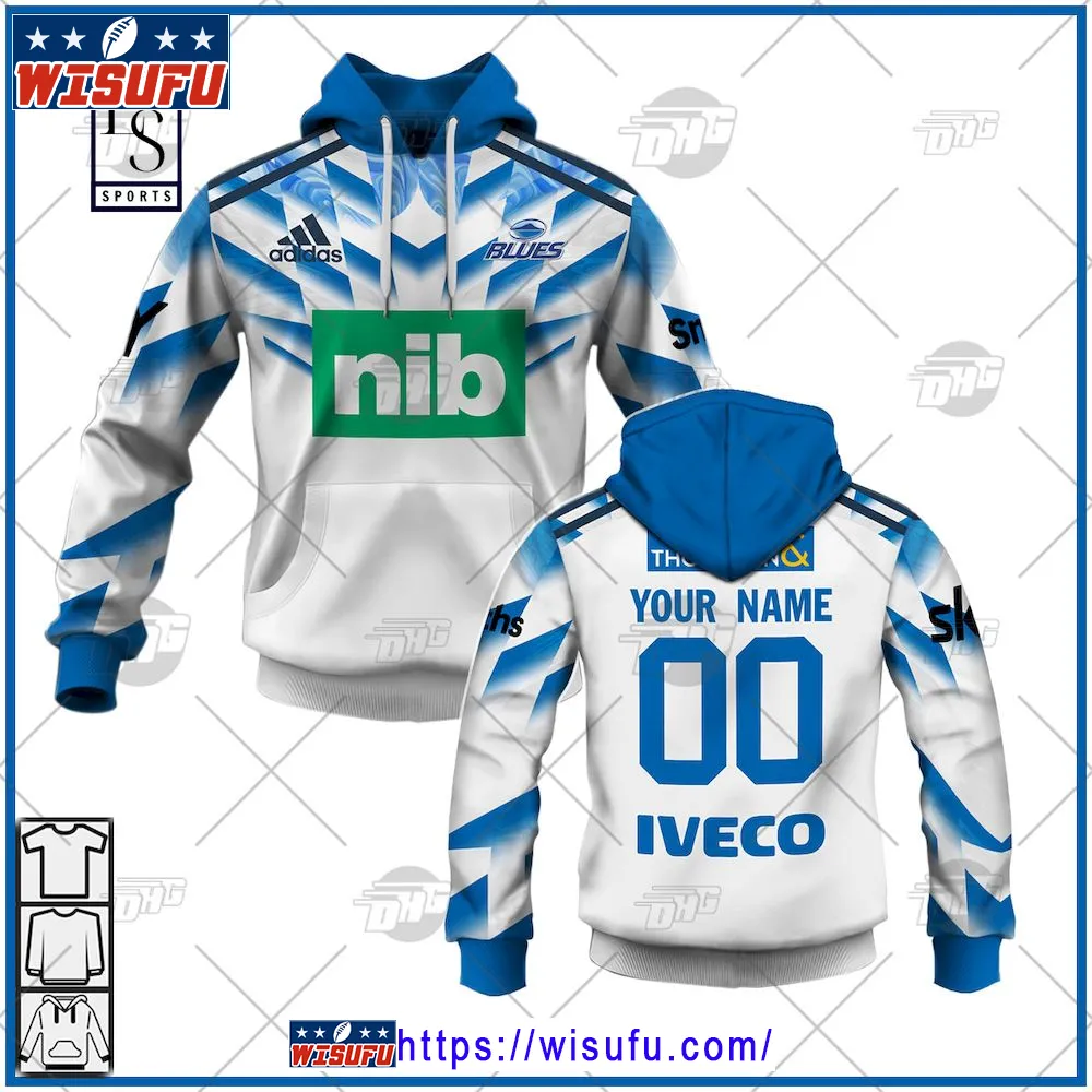 Auckland Blues Away Personalized Hoodie New