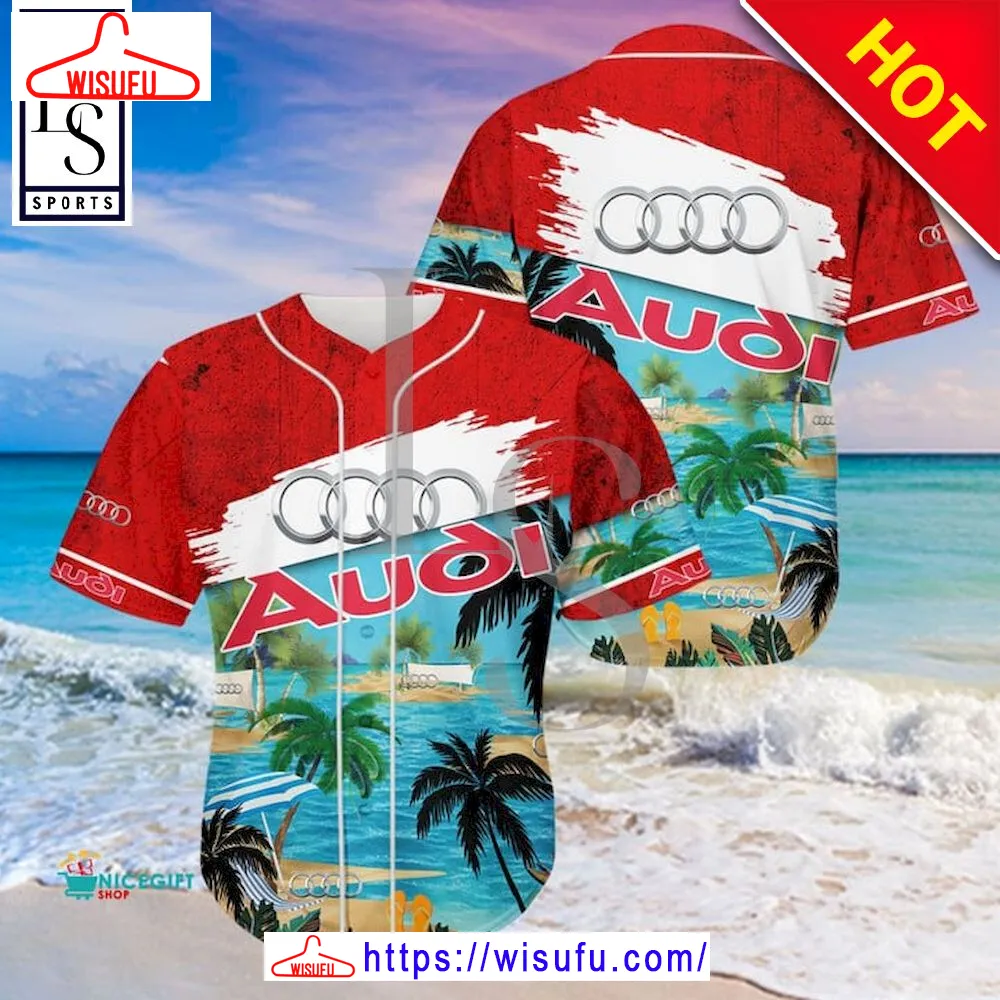 Audi Aloha Island Baseball Jersey, New Fashion Gifts