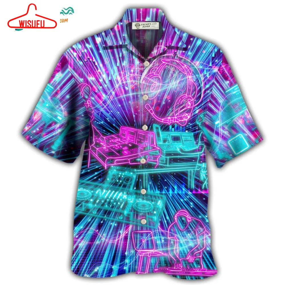 Audio Engineer Neon Style Hawaiian Shirt- Wisufu Aloha