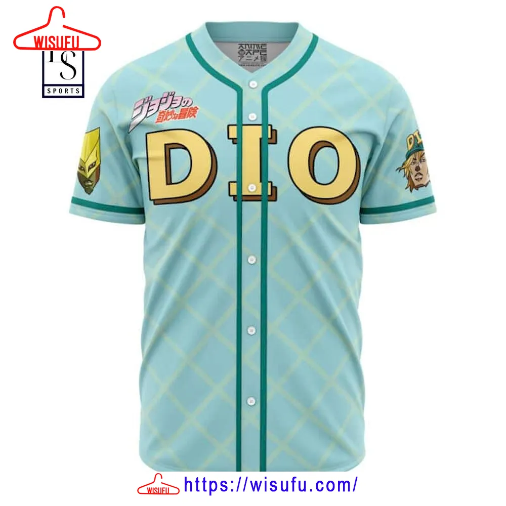 Auratic Dio Jojo Bizarre Adventure Baseball Jersey, New Fashion Gifts