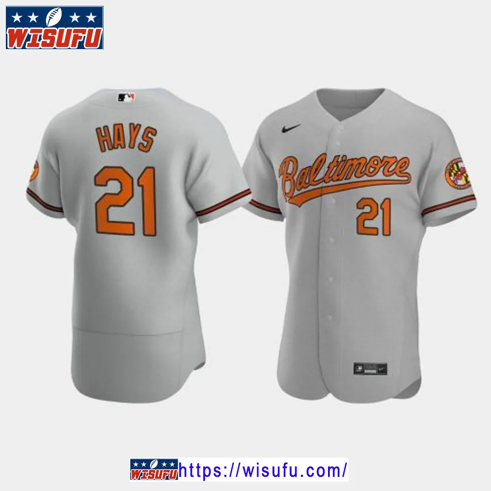 Austin Hays 21 Baltimore Orioles Gray Road Jersey Jersey