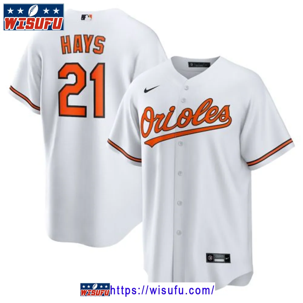 Austin Hays 21 Baltimore Orioles Men Jersey - White