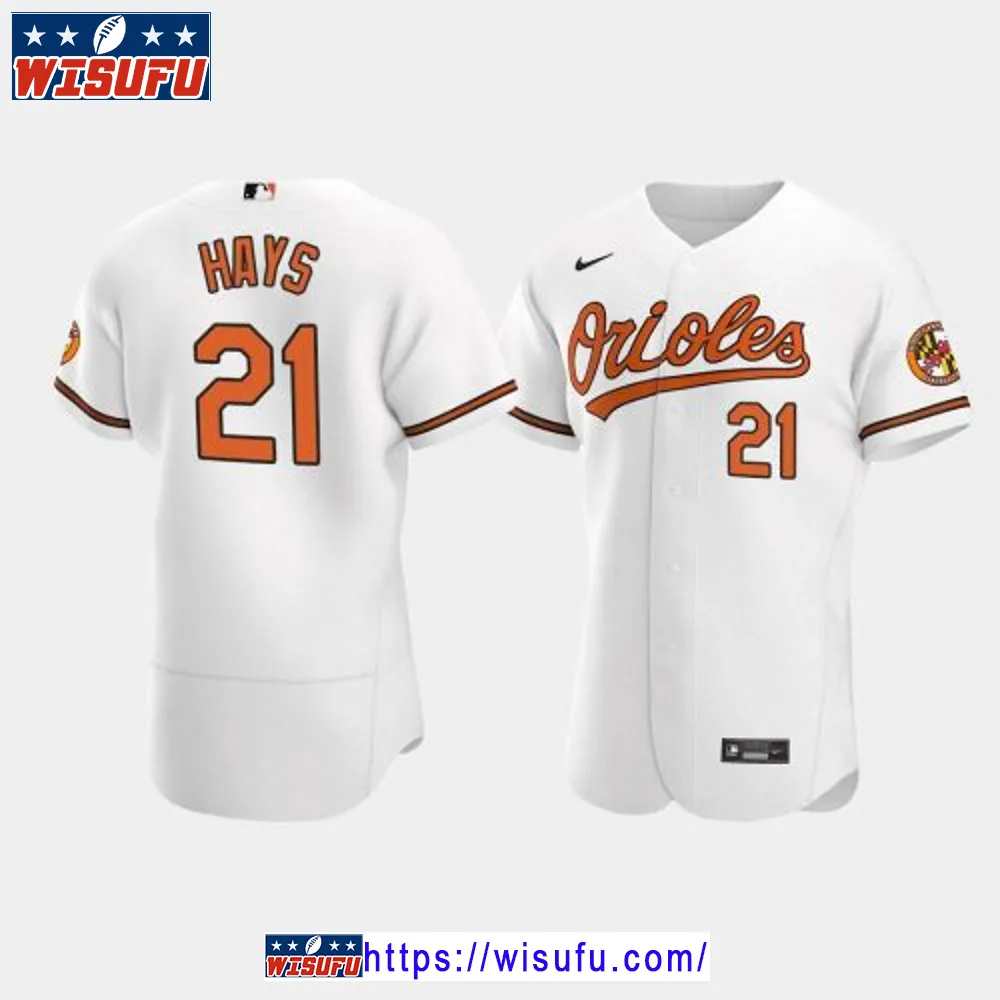 Austin Hays 21 Baltimore Orioles White Home Jersey Jersey