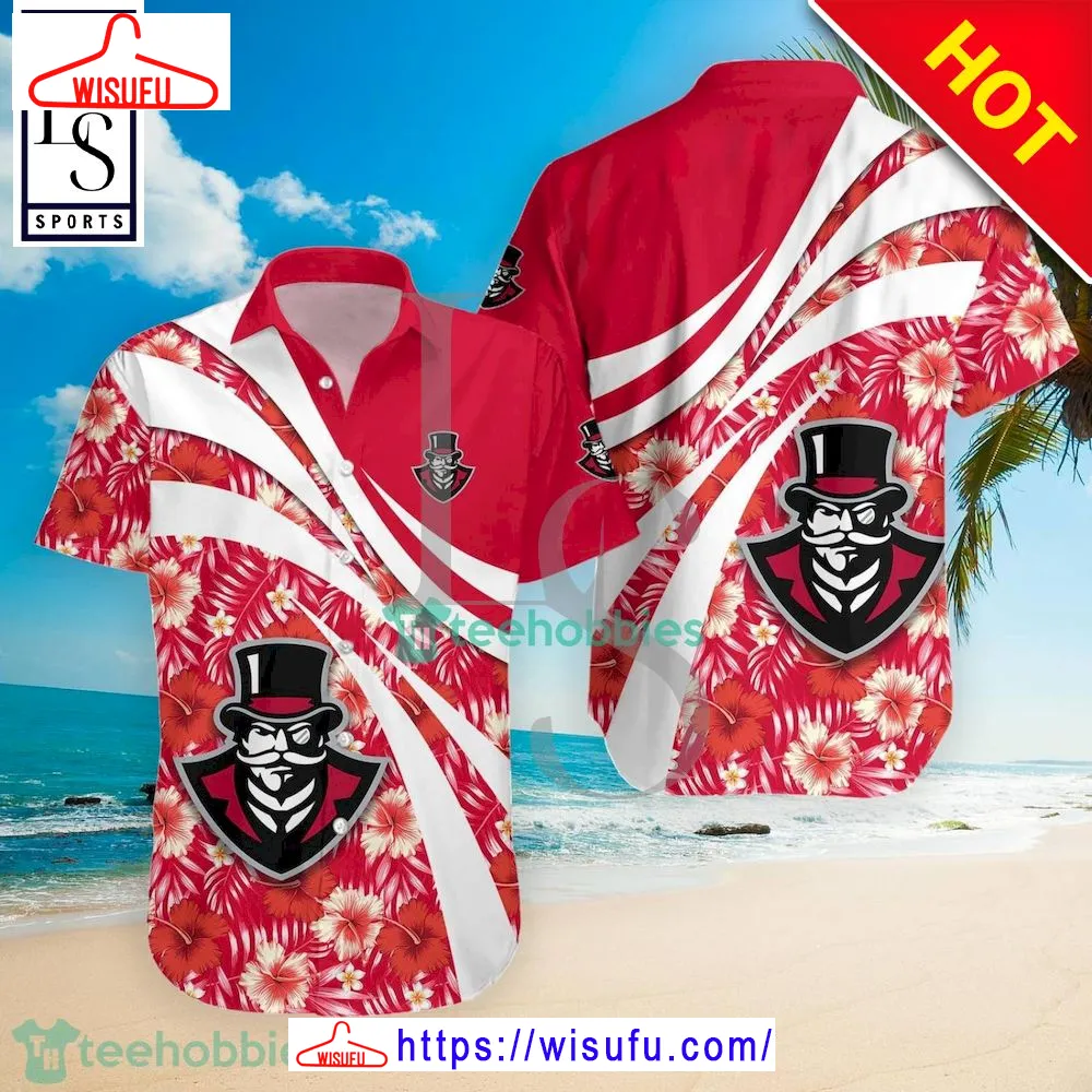 Austin Peay Governors Nca-a Hibiscus Tropical Flower Hawaiian Shirt, New Fashion Gifts