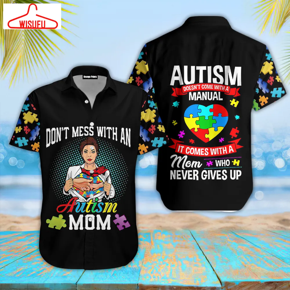 Autism Mom Puzzles Super Hawaiian Shirt, New Fashion Gifts