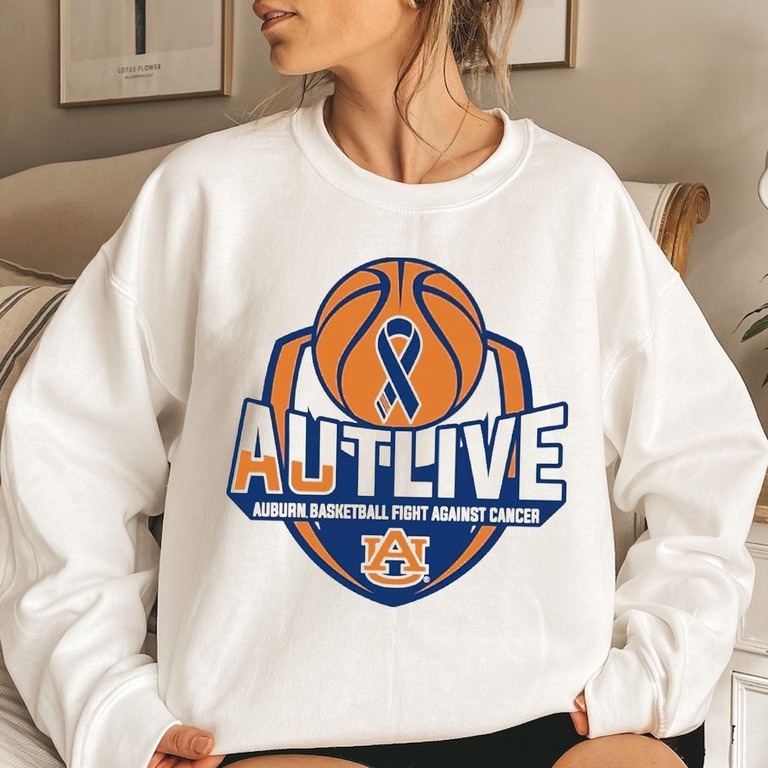 Autlive Auburn Basketball Fight Against Cancer  Unisex Sweatshirt