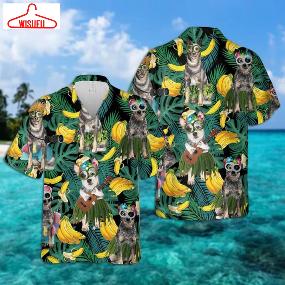 Autralian Cattle Banana Hawaiian Shirt