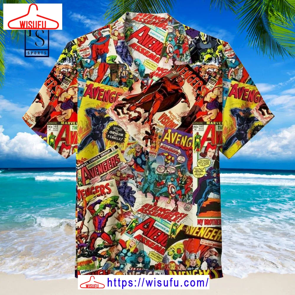 Avengers Comics Hawaiian Shirt, New Fashion Gifts