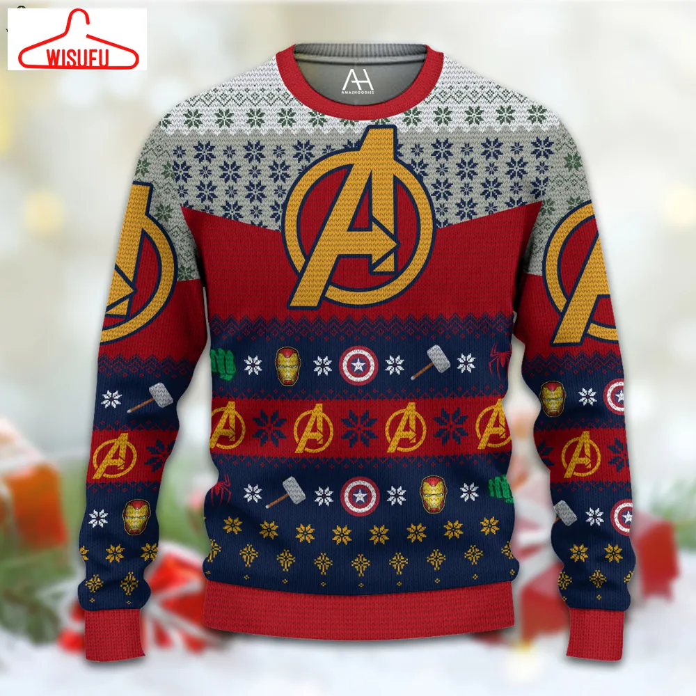 Avengers Merry Christmas Ugly Sweater