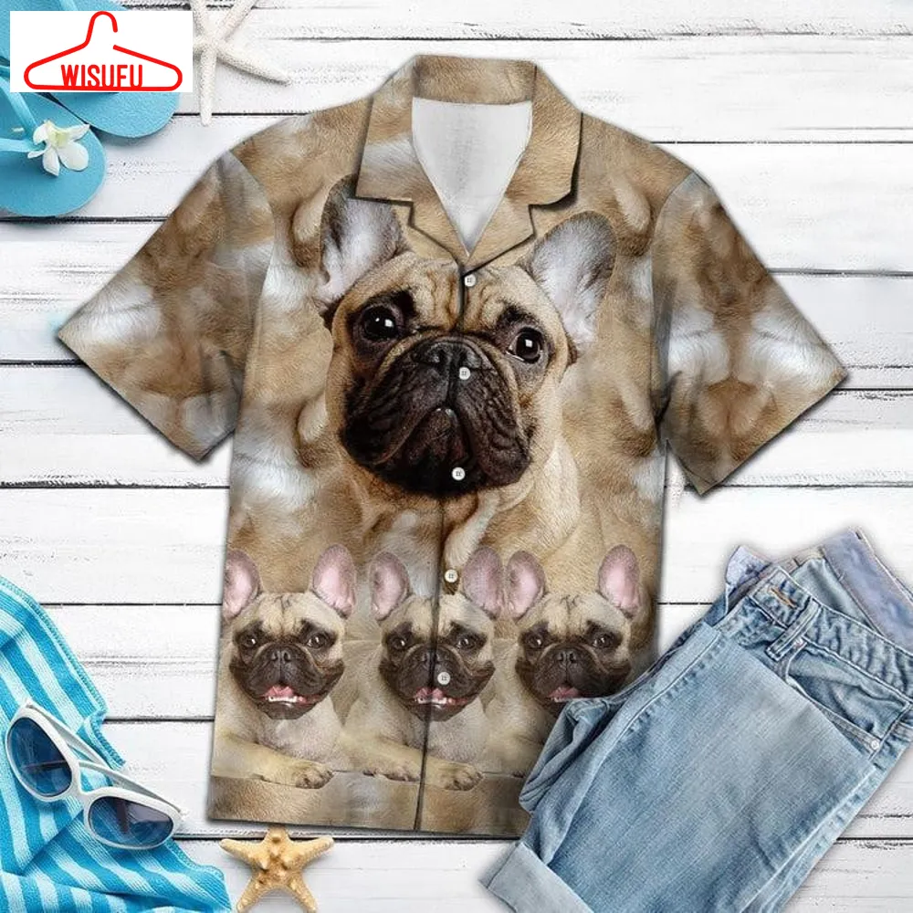 Awesome French Bulldog Hawaiian Shirt