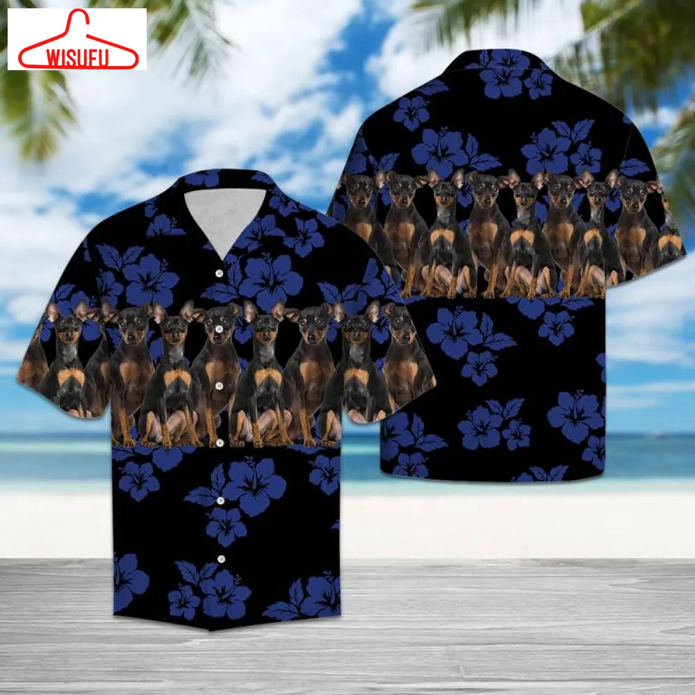 Awesome Miniature Pinscher Tg5722 - Hawaiian Shirt, New Hawaiian Holiday Outfits, New Fashion Gifts
