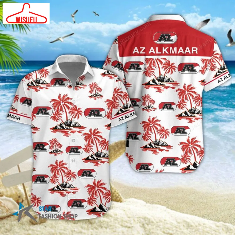 Az Alkmaar Eredivisie Hawaiian Shirt, New Fashion Gifts