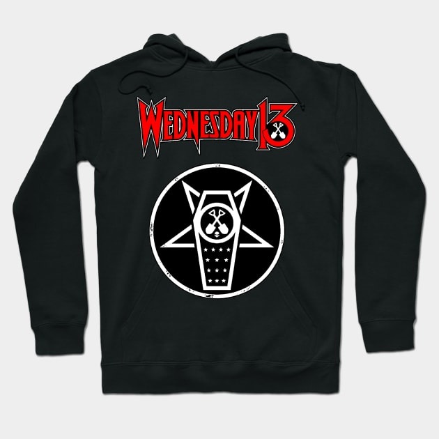 BAND METAL AND ROCK WEDNESDAY 13 Hoodie