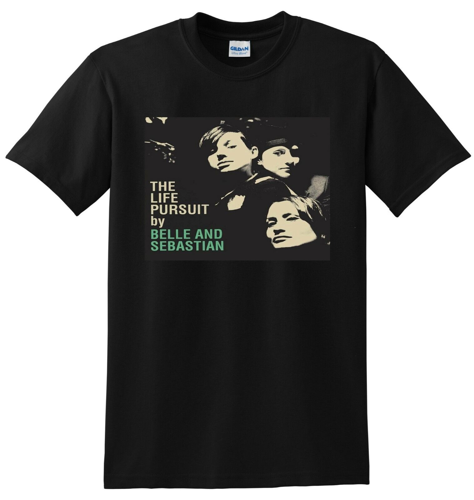 BELLE AND SEBASTIAN T SHIRT the life pursuit vinyl cover SMALL