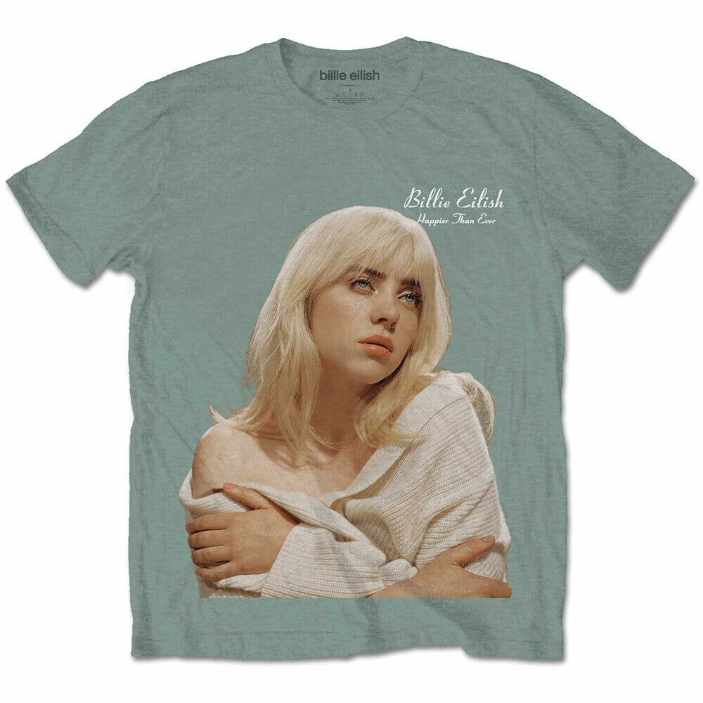 BILLIE EILISH Happier Than Ever Soft Slim Fit T-SHIRT NEW